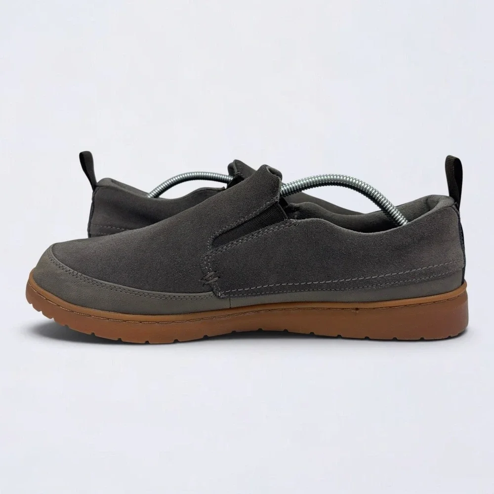 The North Face Loafers Mens Size 12 Slip On Gray Suede Gum Comfort Shoes